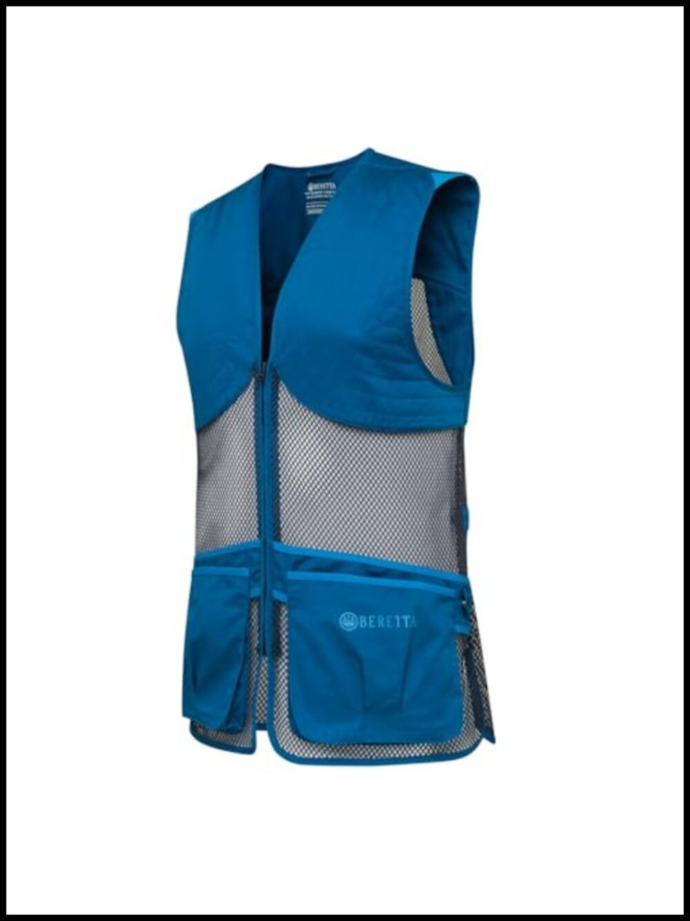 Full Mesh Shooting Vest Breathable Lightweight Cartridge Pockets